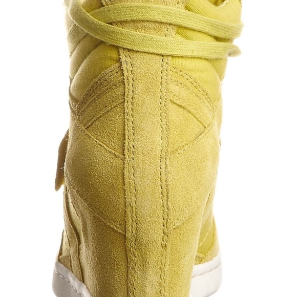 ASH BOWIE SUEDE WEDGE SNEAKER & CANVAS BOOTIES Size: 34 / US 4 - Picture 3 of 7